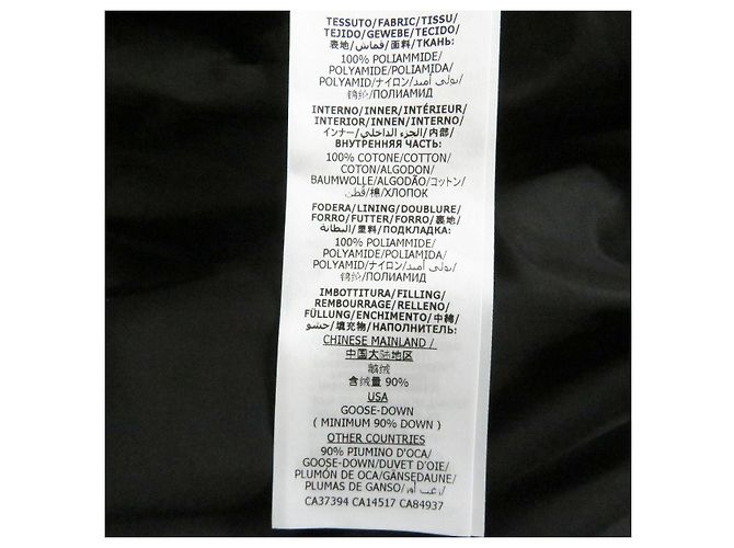 Chaleco de plumas de nylon Gucci Negro - vista 9