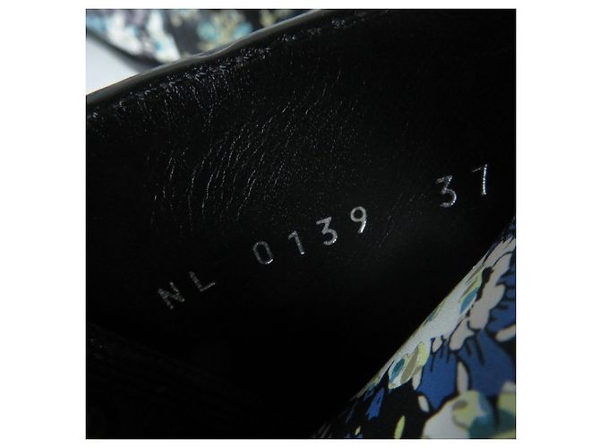 Botas cortas de cuero floral Louis Vuitton 37 - vista 10