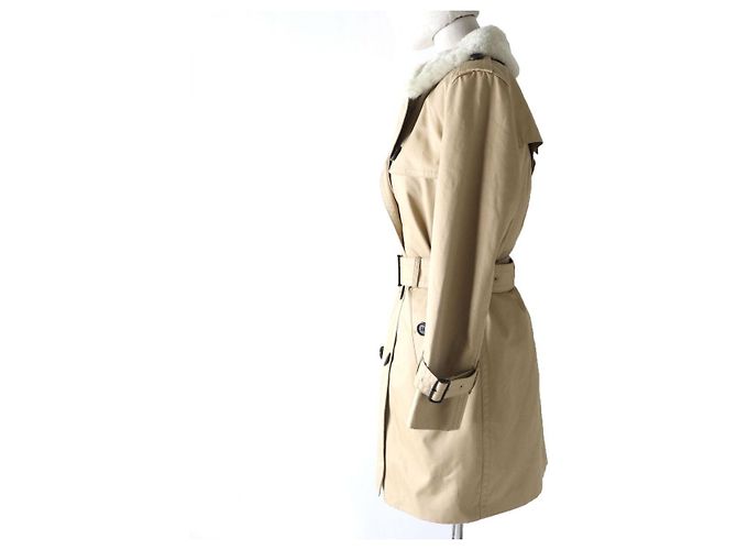 Abrigo trench para mujer Coach F76255 beige - vista 2
