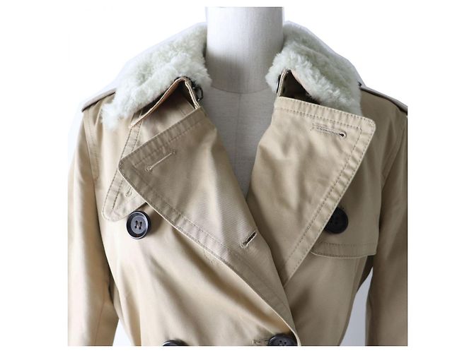 Abrigo trench para mujer Coach F76255 beige - vista 4