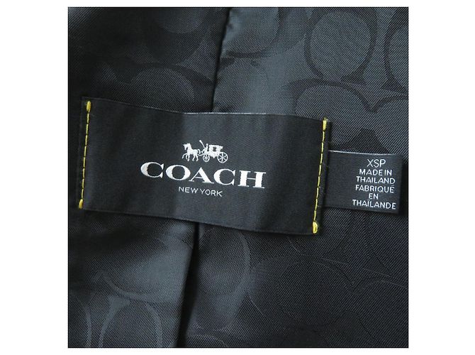 Abrigo trench para mujer Coach F76255 beige - vista 7