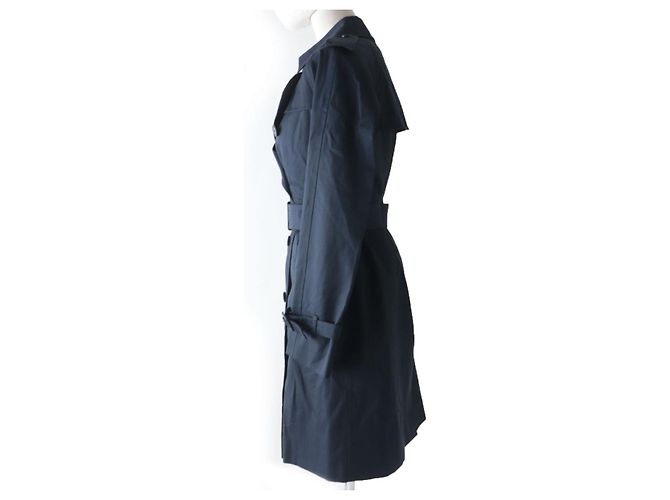 Trench coat Mackintosh in cotone Blu navy - vista 2