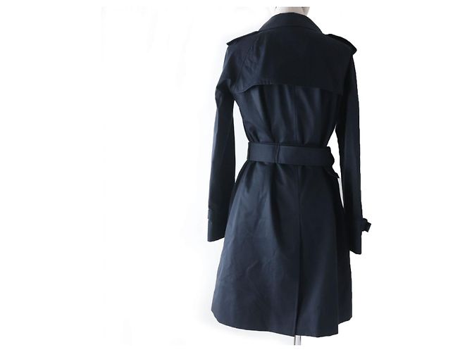 Trench coat Mackintosh in cotone Blu navy - vista 3