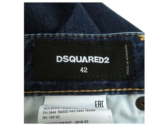 Calça jeans slim com botão da Dsquared2 - vista 7