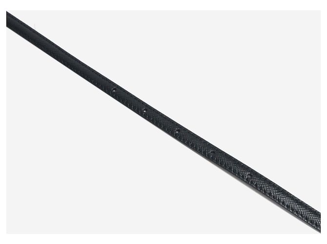 Prada Cinto skinny de couro Saffiano preto - vista 4