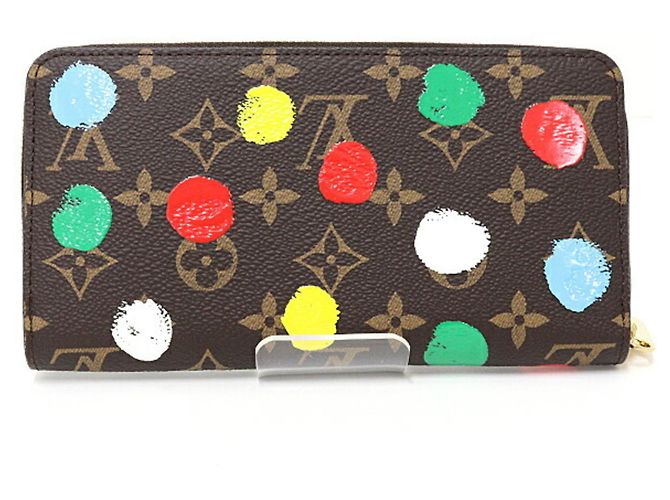 Louis Vuitton Yayoi Kusama Zippy Wallet Brown Multiple colors - view 2