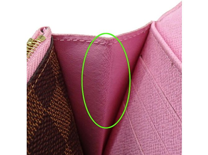 Cartera larga Damier Vivienne Louis Vuitton Castaño Damier ebene - vista 10