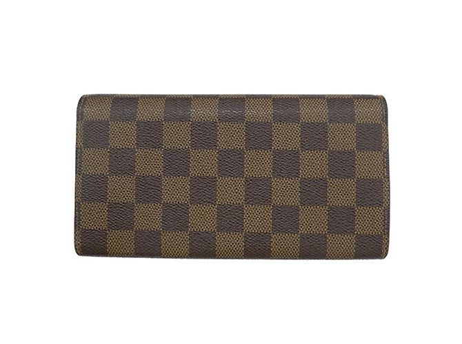 Cartera larga Damier Vivienne Louis Vuitton Castaño Damier ebene - vista 3