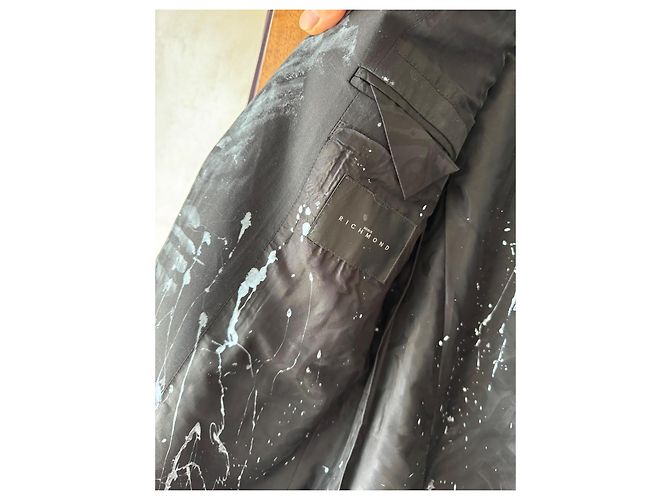 Neuen John Richmond Blazer unique Schwarz - Ansicht 10