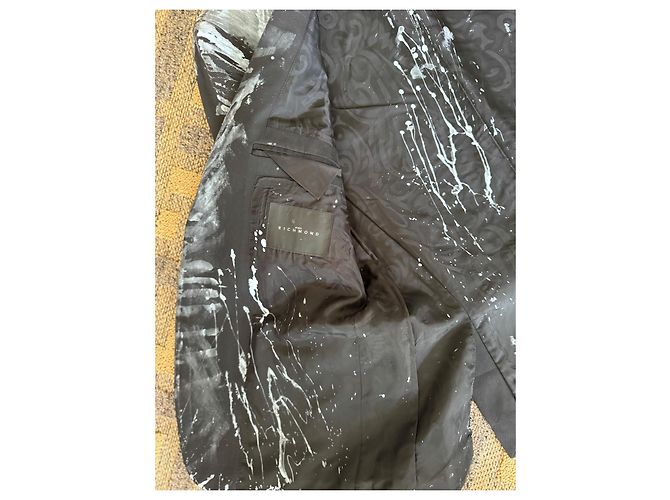 Neuen John Richmond Blazer unique Schwarz - Ansicht 12