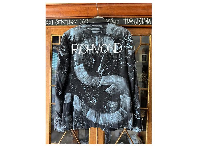 Neuen John Richmond Blazer unique Schwarz - Ansicht 3