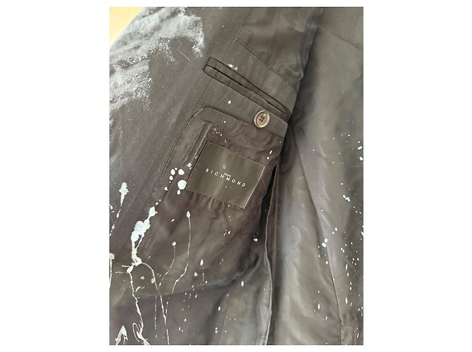 Neuen John Richmond Blazer unique Schwarz - Ansicht 9