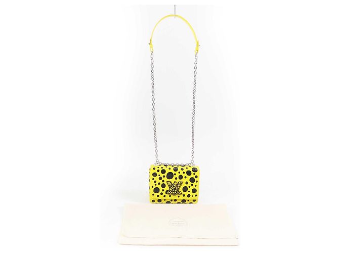 Borsa Epi Twist PM con pois dipinti Louis Vuitton Giallo - vista 2