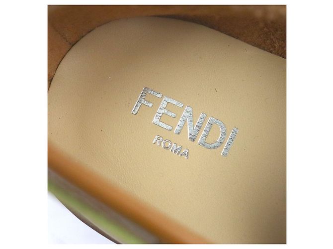 Fendi Zucca Leather Moccasins 7D1407 - view 7