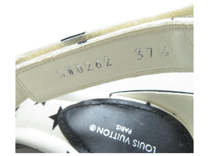 Louis Vuitton Satin-Ankle-Strap-Sandalen 37.5 - Ansicht 10