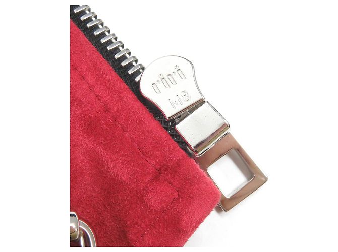 Loewe Anagram Leather Jacket Double Breasted Red - view 7