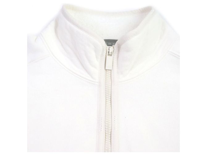 Sudadera de media cremallera en algodón XL con logo de Dior Blanco - vista 2
