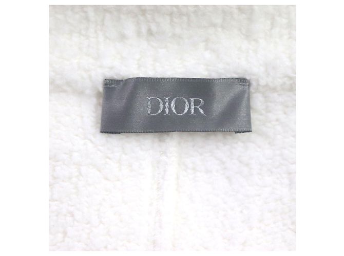 Sudadera de media cremallera en algodón XL con logo de Dior Blanco - vista 7