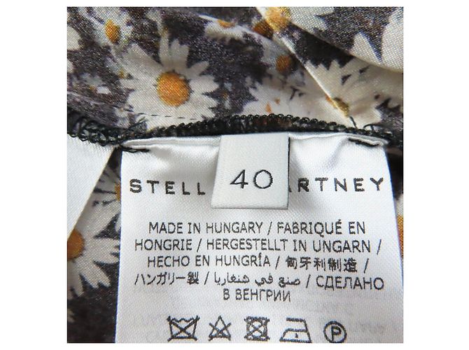 Autre Marque Vestido sin mangas de seda floral Stella McCartney Multicolor - vista 8