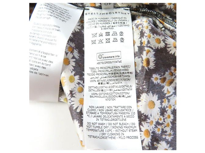 Autre Marque Vestido sin mangas de seda floral Stella McCartney Multicolor - vista 9