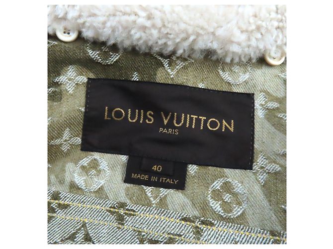 Louis Vuitton Takashi Murakami Jeansjacke Khaki - Ansicht 11