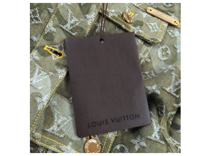 Louis Vuitton Takashi Murakami Jeansjacke Khaki - Ansicht 13