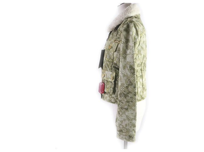 Louis Vuitton Takashi Murakami Jeansjacke Khaki - Ansicht 2