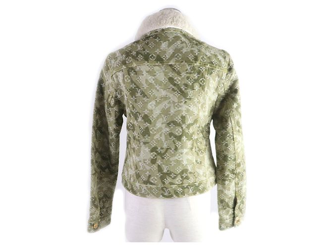 Louis Vuitton Takashi Murakami Jeansjacke Khaki - Ansicht 3