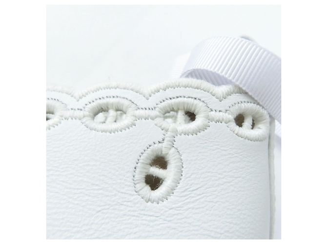 Hermès HERMES Guapa Shane Espadrilles Lederschuhe Weiß - Ansicht 7