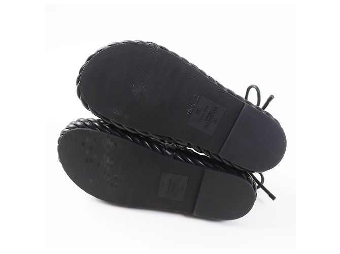 Sandali flat con cinturino alla caviglia in pelle Valentino Rope - vista 5