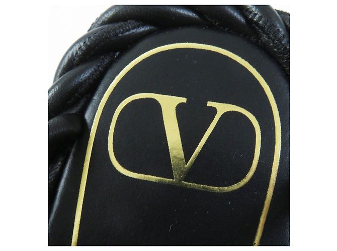 Sandali flat con cinturino alla caviglia in pelle Valentino Rope - vista 7