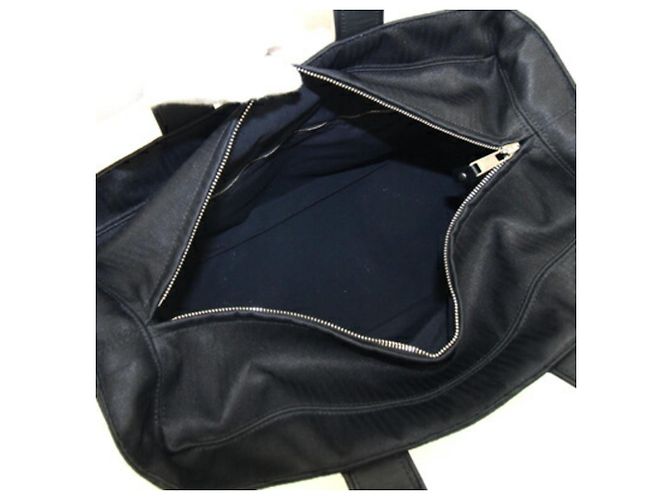 Hermès Borsa tote Hermes Acapulco MM nera Nero - vista 3