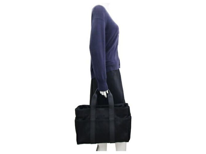 Hermès Borsa tote Hermes Acapulco MM nera Nero - vista 6