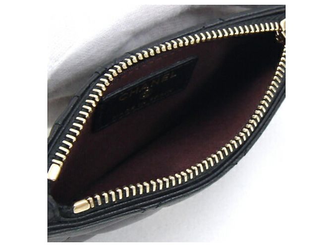 Monedero de piel de cordero negro Chanel - vista 3