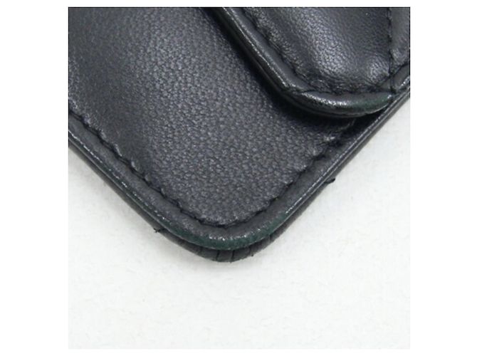 Monedero de piel de cordero negro Chanel - vista 4