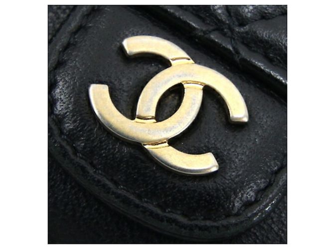 Monedero de piel de cordero negro Chanel - vista 8