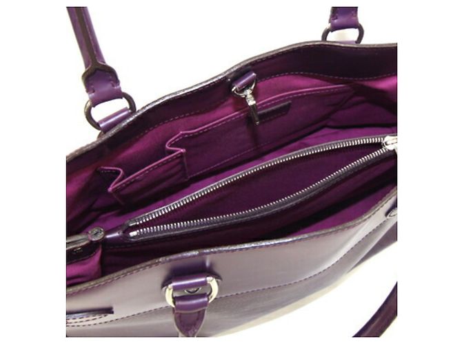 Passy Borsa tote in pelle Epi Louis Vuitton Viola scuro - vista 3
