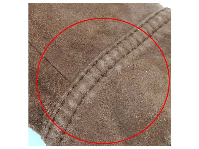 GUCCI Suede Leather Jacket Brown 50 - view 12