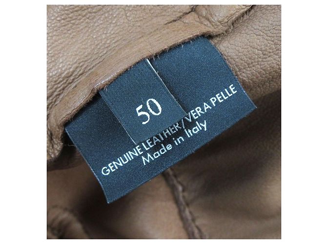 GUCCI Suede Leather Jacket Brown 50 - view 8