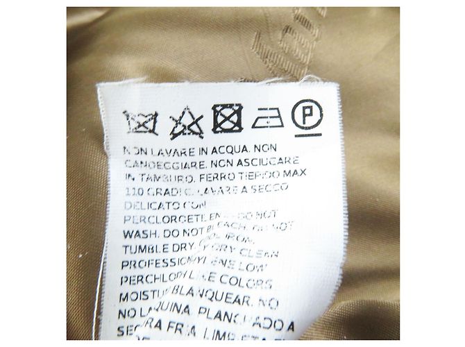 Abrigo envolvente con capucha y cinturón camel Max Mara 36 Camello - vista 11