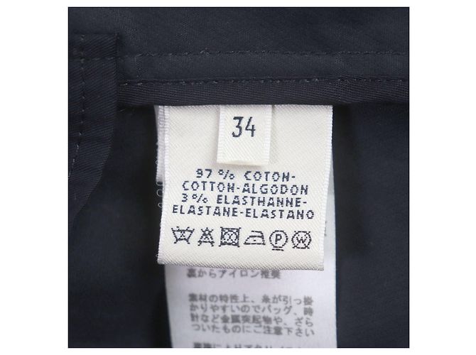 Hermès Hermes Cotton Silk H Logo Zip Coat Navy Navy blue - view 11