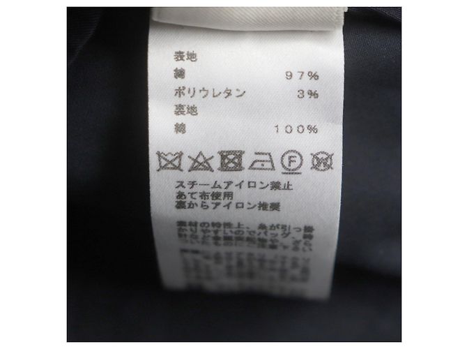 Hermès Hermes Cotton Silk H Logo Zip Coat Navy Navy blue - view 12