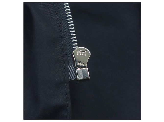 Hermès Hermes Cotton Silk H Logo Zip Coat Navy Navy blue - view 8