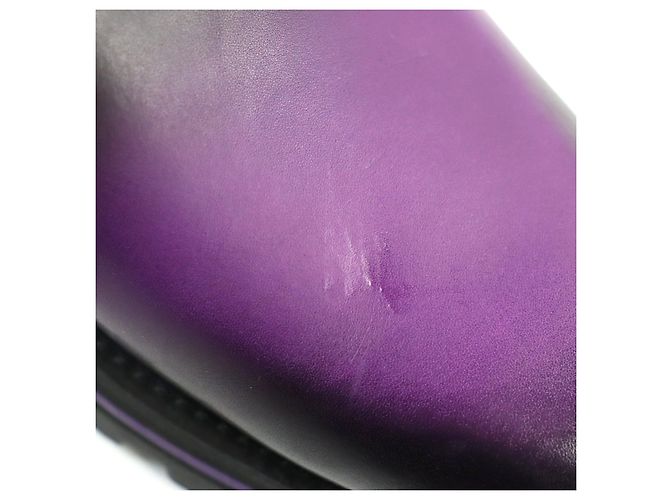 Scarpe Derby in pelle Louis Vuitton viola 9 Porpora - vista 11