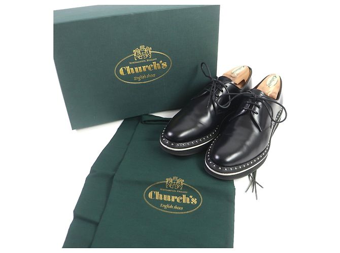 Church's TAMMI Studded Leather Lace-up Shoes - view 2