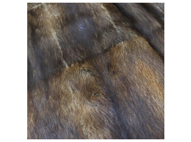 Chaqueta de cuero trucker Dolce & Gabbana marrón 48 Castaño - vista 9