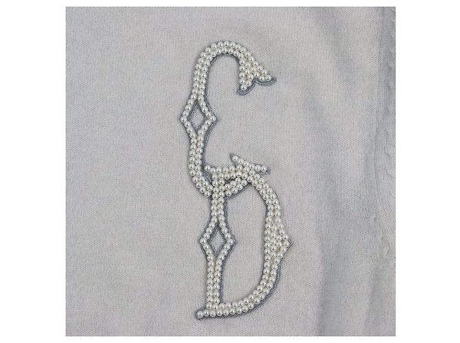 Suéter de cachemira Dior gris XS Castaño - vista 4