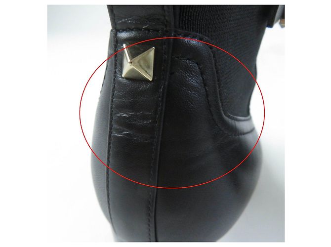 Stivaletti in pelle Valentino Rockstud da donna - vista 15