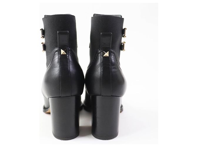 Stivaletti in pelle Valentino Rockstud da donna - vista 3