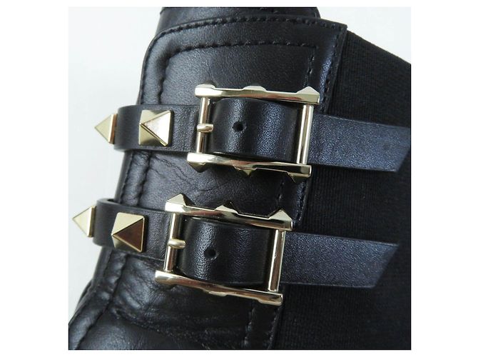 Stivaletti in pelle Valentino Rockstud da donna - vista 7